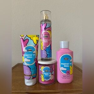 NEW Bath & Body Works Peepin' It Real body care Set & single
Wick Candle